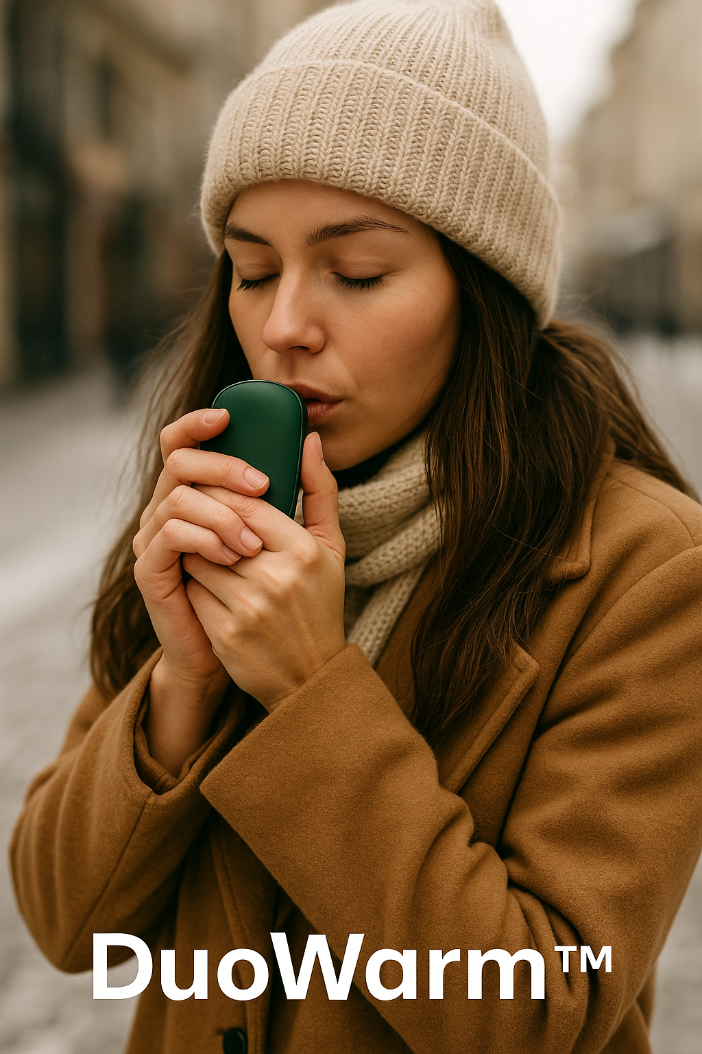 Femme utilisant DuoWarm